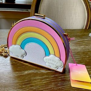 Adorable rainbow Stoney clover late X Target crossbody and clutch bag NWT